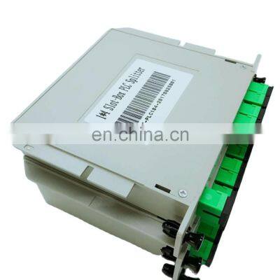 Fiber optical communication connector Insert type fiber optic splitter cassette 1x12 plc splitter