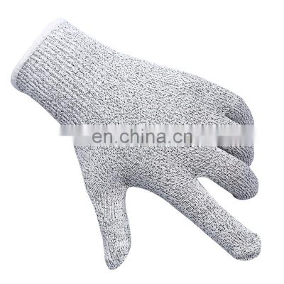 Anti Cut Grey Kitchen Work Glove AF35TL Cut Level 5 Food Grade Cut Resistant Safety Gloves