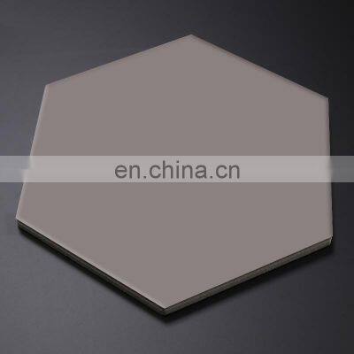 Color Hexagonal Kitchen and Bathroom Black and White Gray Non-slip Balcony Ceramic Tiles