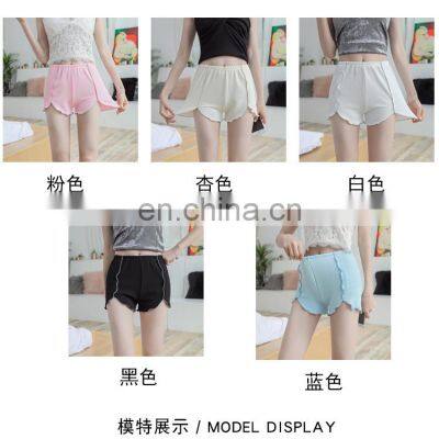 Manufacturers Wholesale Custom Anti-exhaust Safety Pants Side Plus Fat Plus Size Women's Three-quarter Pants Stretch photo-2