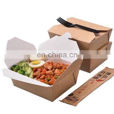 Custom printed food kraft paper box package for food