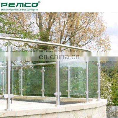 New product Glass balustrades 50x50mm deck railing