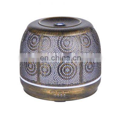 Bronze Metal 500ml Big Capacity Aromatherapy Pure Essential oils Air Humidifiers Aroma diffuser