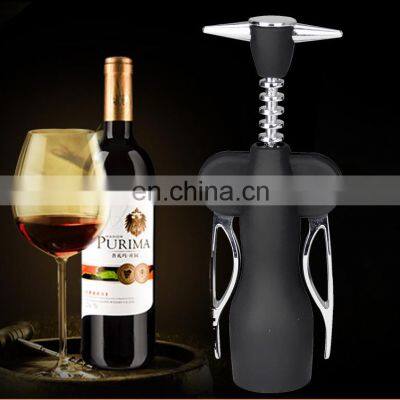 Angel Wing Creative Shape Logo Multifunction Red Zinc Alloy Custom Corkscrew Wine Bottle Opener