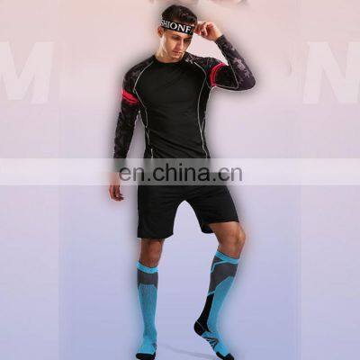 Athletic Nylon Medical Sports Support Running Print Care Kids Knee Women Compression Socks Nursing photo-4