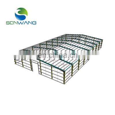 Gable Frame Light Metal Building High Tensile Steel Workshop Warehouse