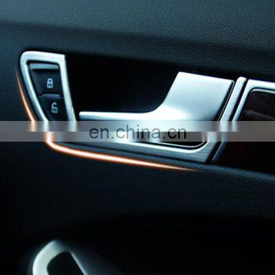 Inner Door Handle Frame Cover Trim For Audi A4 B8 Car Styling Best Selling Car Accessories 4pcs photo-4