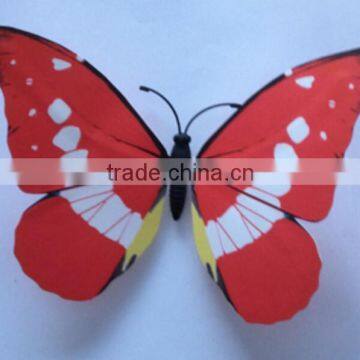 New design red color 6 inches 15cm butterflies