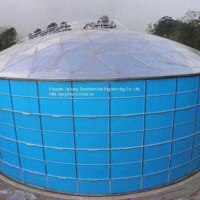 Aluminium Geodesik Dome/penutup mandiri/penutup tangki/Penutup aluminium/atap/atas/Aluminum Geodesic Dome/ self-supporting cover/tank cover/ Aluminum cover/roof/top