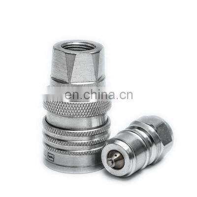 TEMA Close Type Quick Coupling for construction equipment Truck Type High Flow Hydraulic Quick Couplers