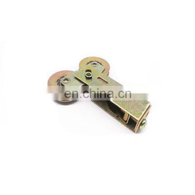 Good quality Iron sliding double bearing wheels sliding patio door and window roller