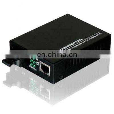 Заводское производство медиаконвертера 100/1000 Мбит FTTH Gpon однородной моды от оптического кабеля к RJ45 SFP Poe