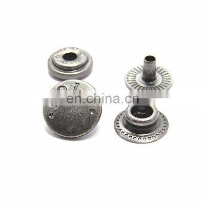 12.5mm Custom Brass Logo Factory Button photo-3