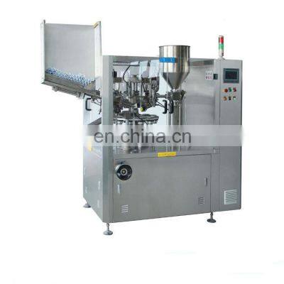 Cosmetic Toothpaste Plastic Aluminium Tube Filling Sealing Machine photo-3