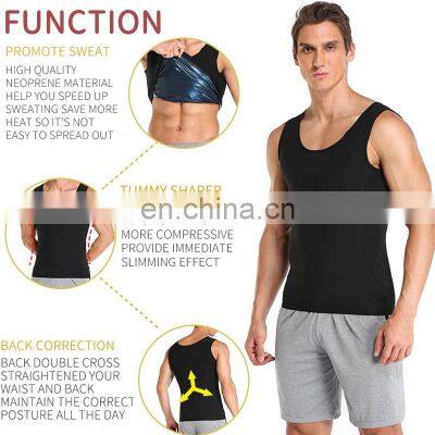 Men Sauna Sweat Vest Men Waist Trainer Sauna Suits Women Sauna Tank Top for Weight Loss Body Shaper Shapewear photo-5