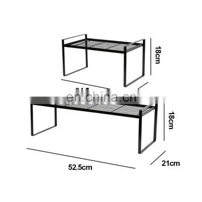 Multinational Plate Counter Microwave Oven Cabinet Pantry Storage Shelf Rack Kitchen Organizer photo-2
