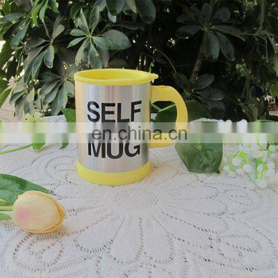 Customer Oriented Heating Portable Hot Automatic Self Coffee Mug Drinking Cup Stir