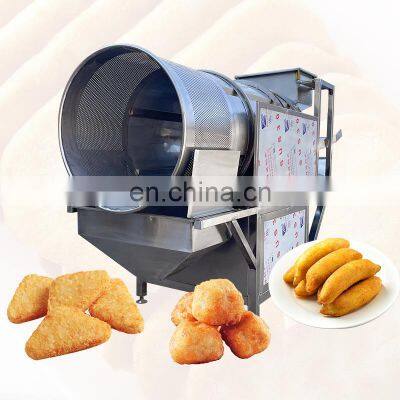 Rotary Drum The Snack Potato Automatic Chips Type Seasoning Expanded Square Double Rollers Flavor Machine