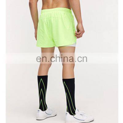 Quick Dry Custom Marathon Running Training Wear 2 In 1 Drawstring Outdoor Basketball Fitness Gym Sports Shorts Jogging For Men photo-3