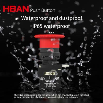 Xb2 Lay5 10a 600v Heavy Duty Equipment Button Emergency Stop Switch 22mm Warning Circle photo-3