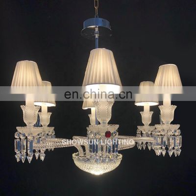 Decorative hotel living room modern crystal lamp chandelier