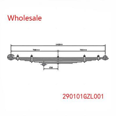 290101GZL001 Front Axle Spring Set of Heavy Duty Vehicle Wholesale For Dayun