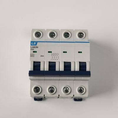 LS Official genuine New Original LA63N 4P  C D type Circuit Breaker