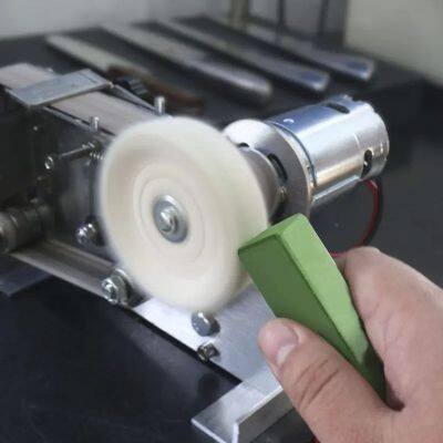 Polishing wax, in combination with cloth wheel polishing, achieves a mirror-like polishing effect