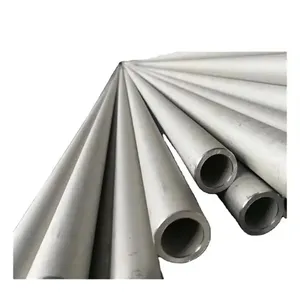 Tubería de acero inoxidable soldada sin costura personalizada 201 202 301 304 304L 321 316 316L.
