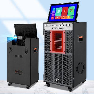 Outdoor Entertainment KTV Party Speaker Projector With Display Screen