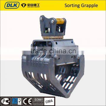 for 12-16 ton excavator sorting grapple