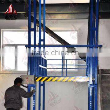 Vertical Hydraulic Guide Rail Freight Elevator Lift /vertical Guide Rail Elevators Hydraulic Warehouse Cargo Lift