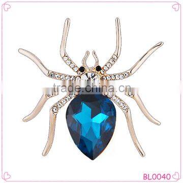 rose gold Spider animal diamand brooches in bulk cheap wholesale price bulk