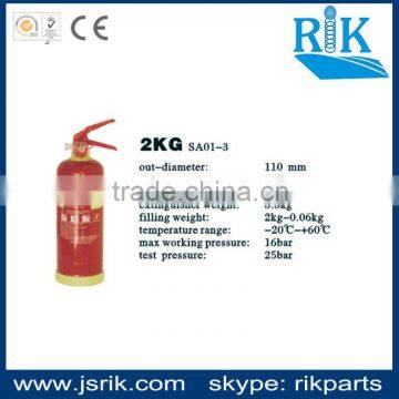 Brand since 1989!china leading safety manufacturer RIK top selling 2KG 110mm powder fire extinguisher