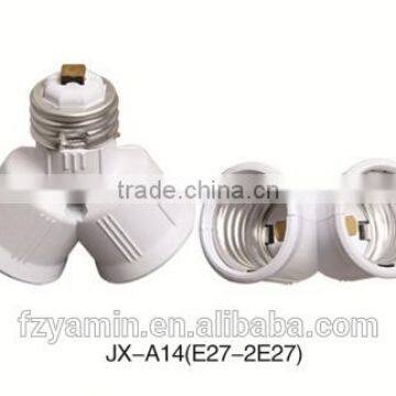 E27 to 2E27 lamp holder adaptor Converter; E27-2E27 amp Adapter;