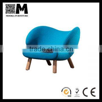 soft pad wool modern Pelican leisure chair