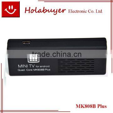 Android 4.4 1GB RAM 8GB ROM Quad Core WiFi Bluetooth 1080P H.265 Amlogic S805 Google Play MK808B Plus Mini TV Set Top Box