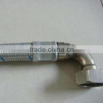 stainless steel braided hose with elbow nut for pump