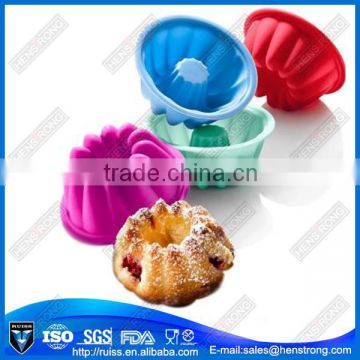 Microwave silicone birth day cake holder