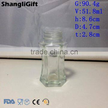 50ml Spice Bottle Screw Cap Ribbed Bottles