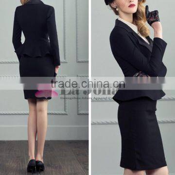 High Quality Ladies Elegant Formal Formal Skirt and Blouse Office Formal Wear Women photo-3