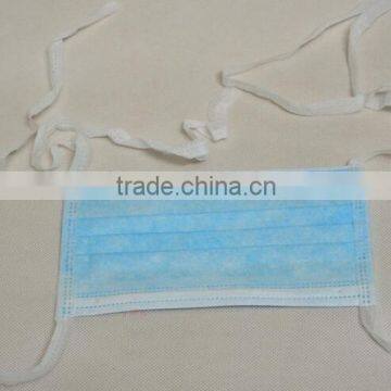 3-PLY tie on Disposable Nonwoven/PP Surgical Face Mask CE ISO FDA