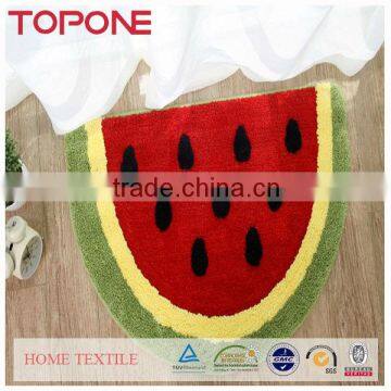 Fashion new design watermelon shaped living room cute am home textiles rugs