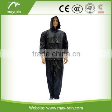 Adult breathable waterproof pvc rain suit