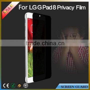 Delivery fast privacy screen protector/filter for LG G pad 8.0