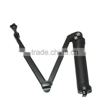 New Sports Camera Mount 3-Way Adjustable Bracket Hand Grip Action Camera Bracket Mount