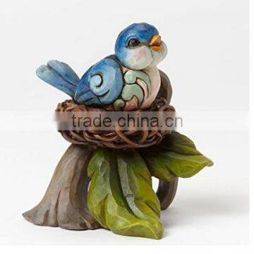 Department 56 Jim Shore Heartwood Creek Mini Bluebir Nest Figurine