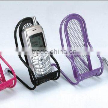 AN303 ANPHY Portable Cell Phone Holder Office Stationery Supply Organizer Mental Wire Mesh 7.1 x 8.7x 13.7cm