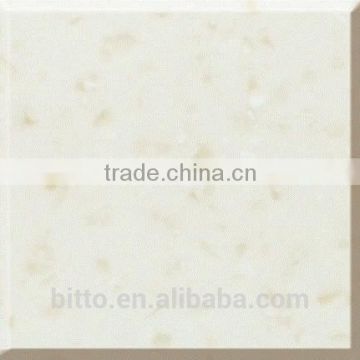 Polyster resin solid surface artificial stone slab high density wil not chip easily