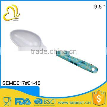 Top selling melamine serving flatware custom spoon